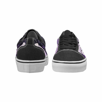 WOMEN'S Asexual Flag Color Canvas Lace-Up Vibrant Chaos Sneakers