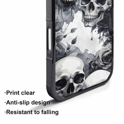 iPhone 17 Pro Max Case — Skull Dark Art Gothic Print Gothic, Personalized Phone Case