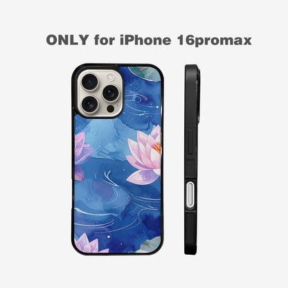 iPhone 16 Pro Max Case — Water Lilies Impressionist, Custom Art Phone Cover