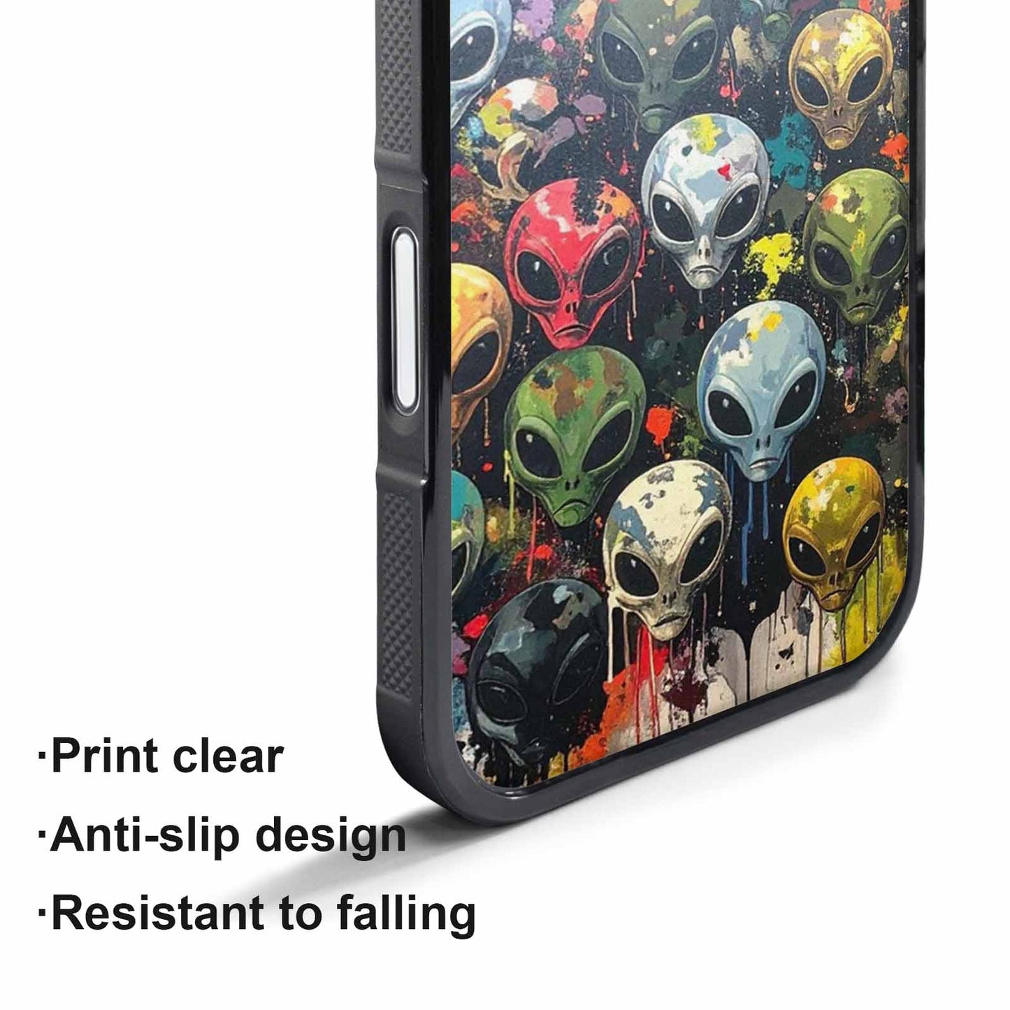 iPhone 17 Pro Case — Aliens Camo Aliens Pattern Hundreds Alien, Unique Phone Case Design