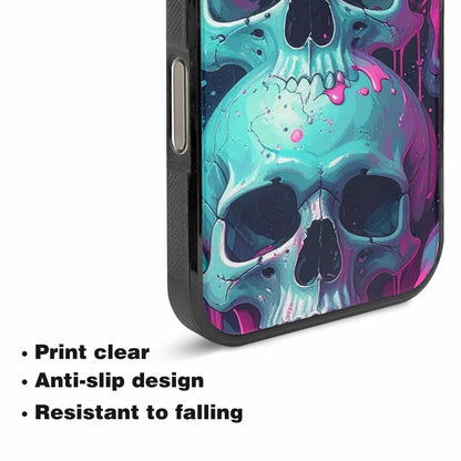 iPhone 16 Pro Case — Thousands Of Skulls Custom, Custom Art Phone Cover