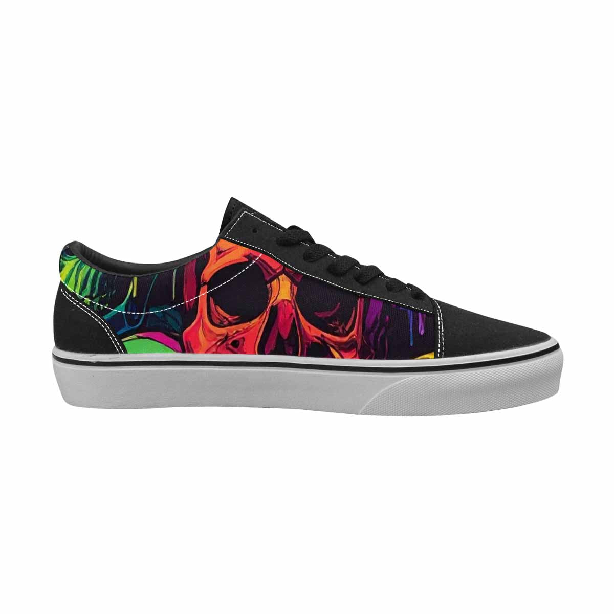 WOMEN'S 1000s Skulls Digital Camo Lace-Up Canvas Dreamlike Shoes