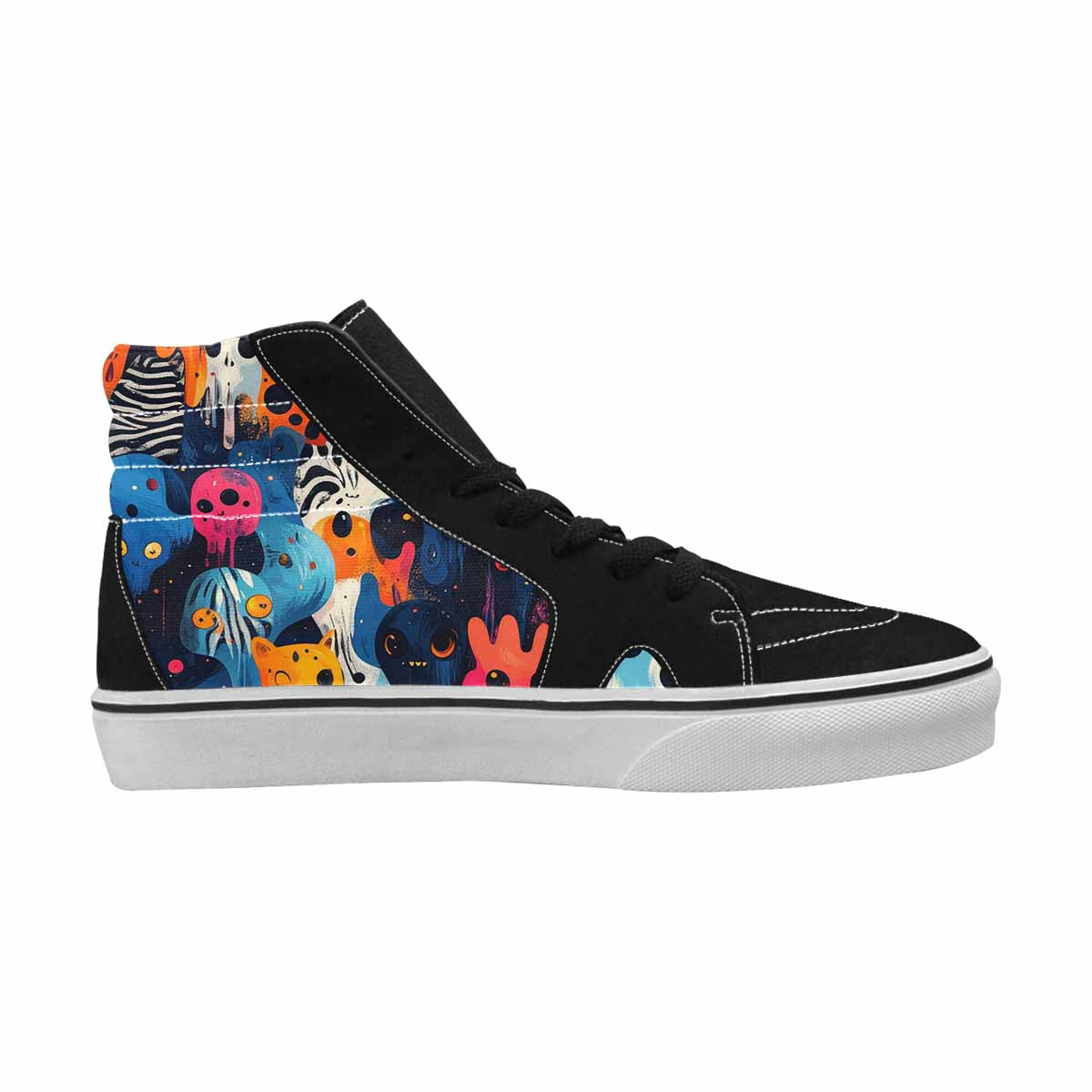 MEN'S Melting Aliens High Top Canvas Grunge Shoes