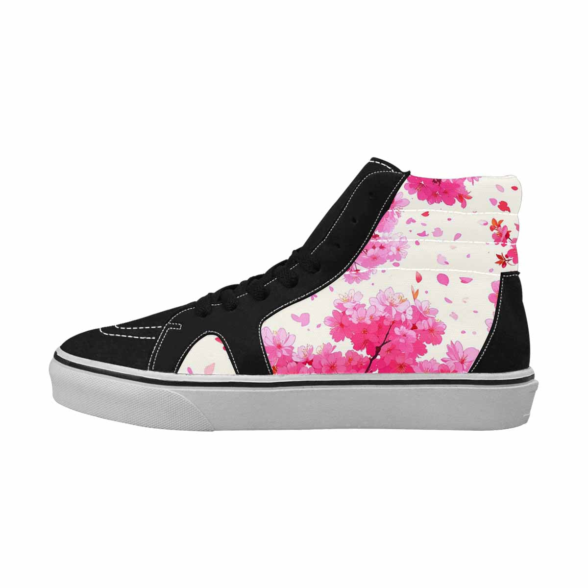 MEN'S Cherry Blossom Branch High Top Canvas Y2K Shoes