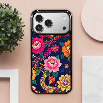 iPhone 17 Pro Max Case — Snakes Print Floral Seamless Floral, Original Design Phone Case
