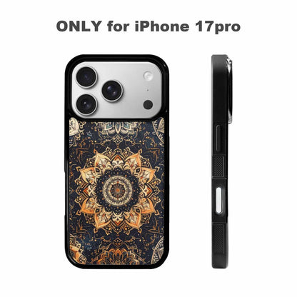 iPhone 17 Pro Case — Small Mandala Pattern Randomly Varying Floral, Customized Protective Case