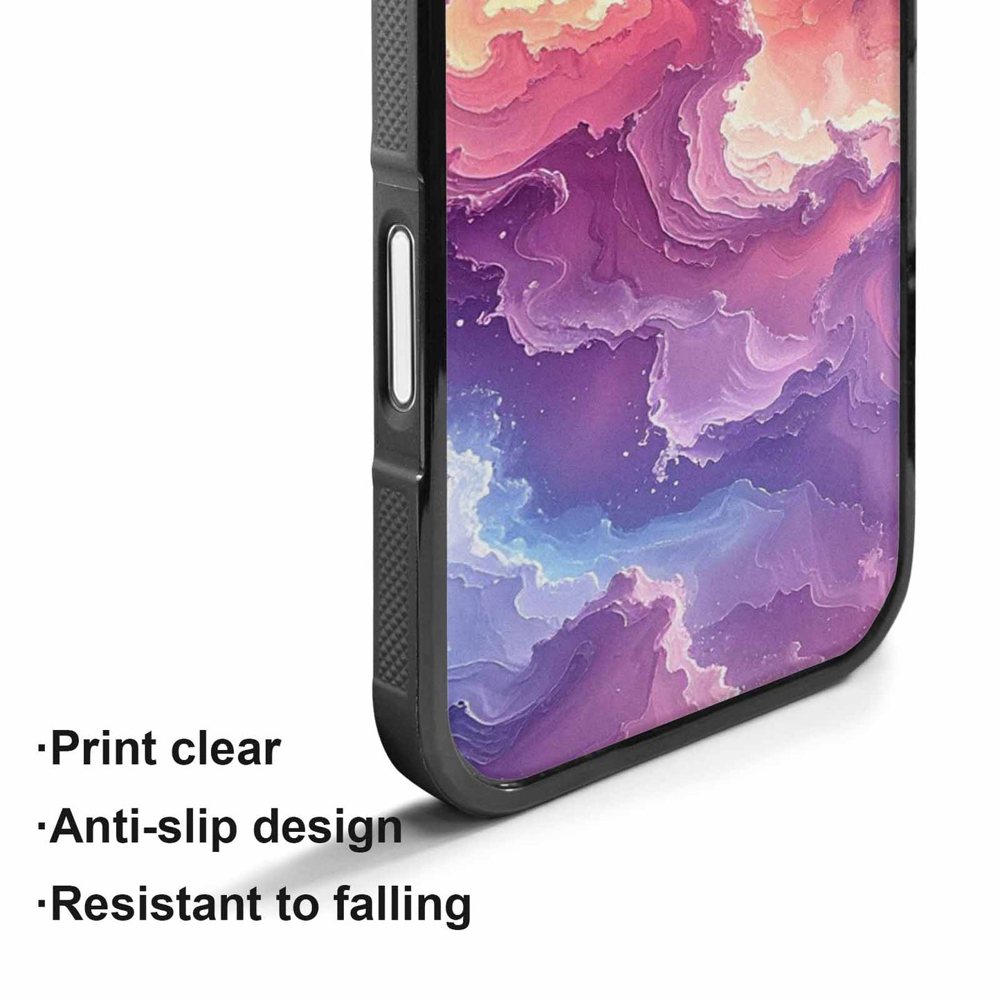 iPhone 17 Case — Seamless Tileable Pattern Of Galaxy Space, Custom Printed Phone Case