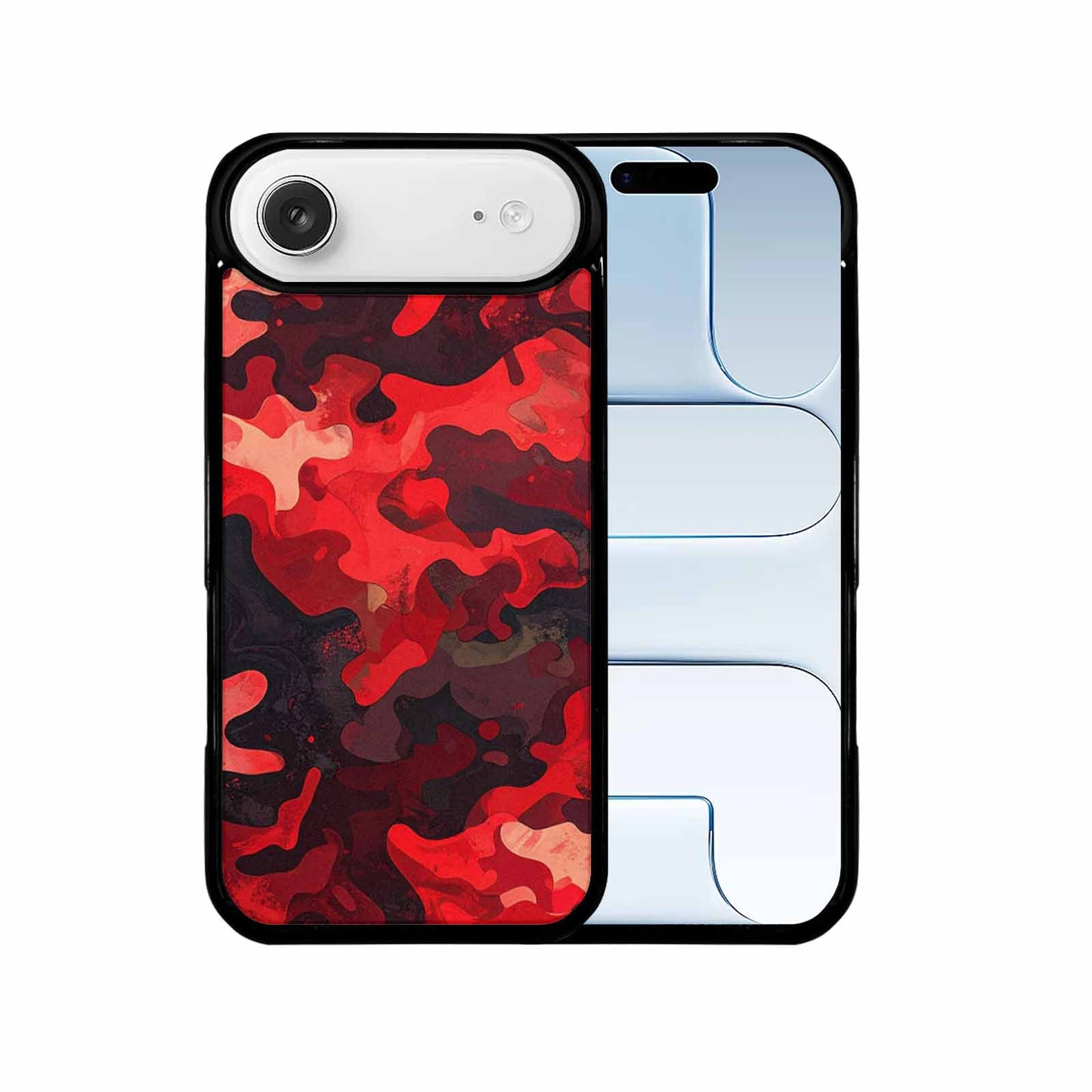 iPhone 17 Air Case — Small Military Camouflage Blotch Pattern Camo, Customized Protective Case