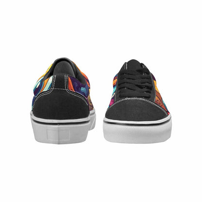 MEN'S Cartoon Monster Character Canvas Lace-Up Aesthetic Custom Sneakers