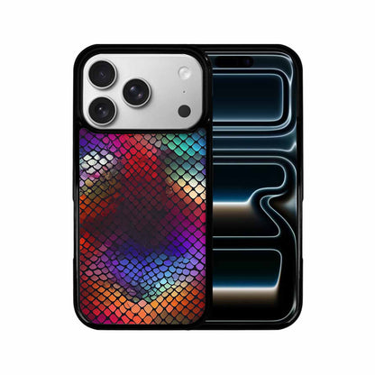 iPhone 17 Pro Case — Snake Print Dark Seamless Pattern Animal, Custom Printed Phone Case