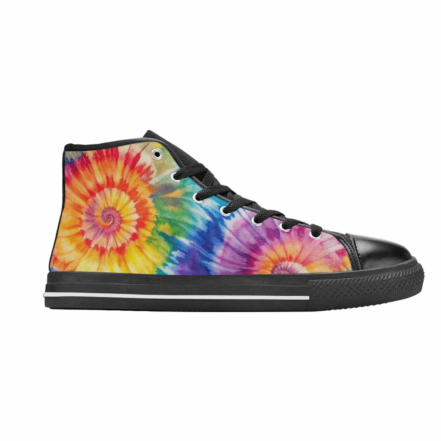 MEN'S Tie Dye Swirl High Top Canvas Dreamcore Sneakers