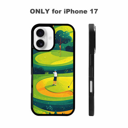 iPhone 17 Case — Golf Cartoon Art Pattern Cartoon Cute, Unique Phone Case Design