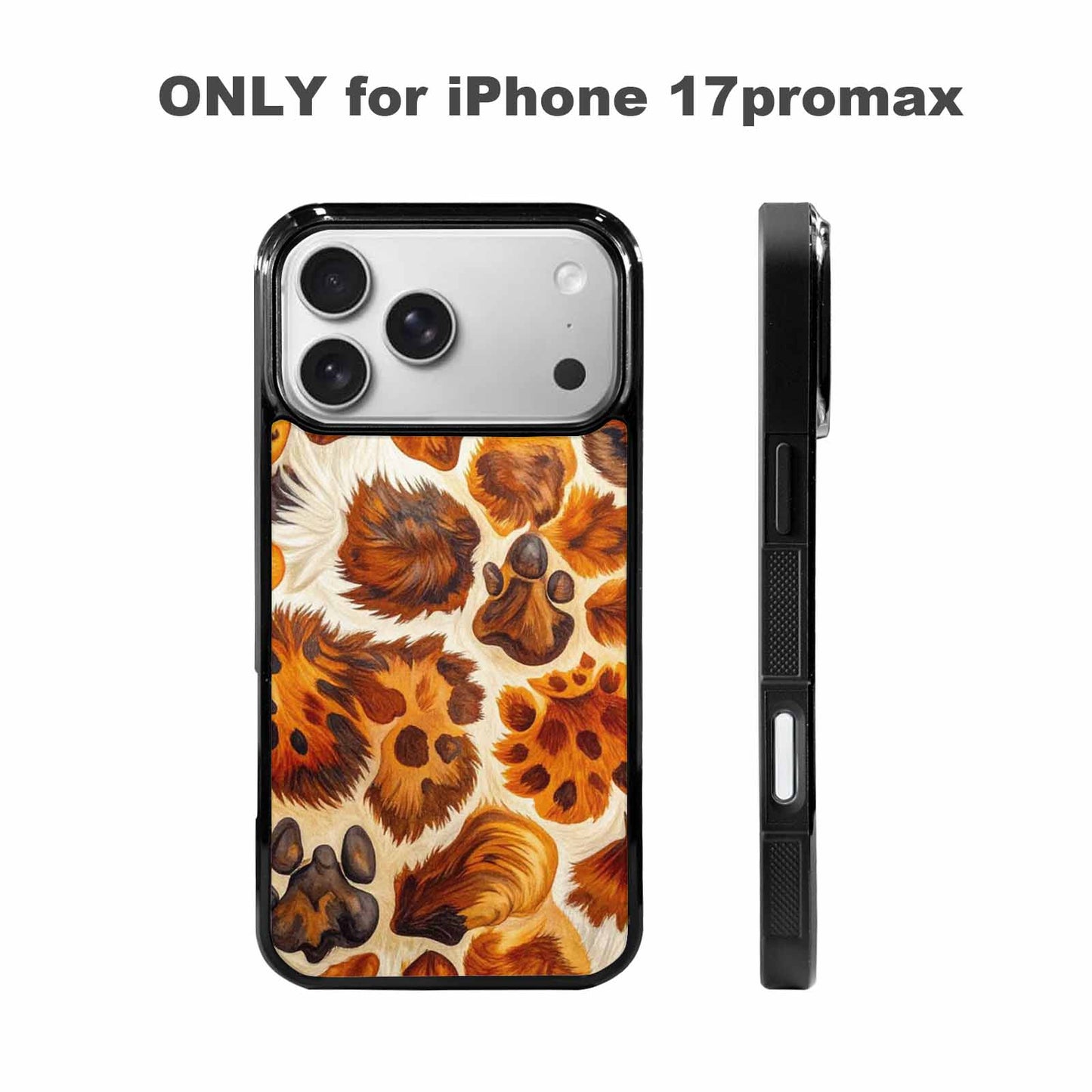 iPhone 17 Pro Max Case — Small Cow Animal Print Animal Print, Custom Designed Case Cover