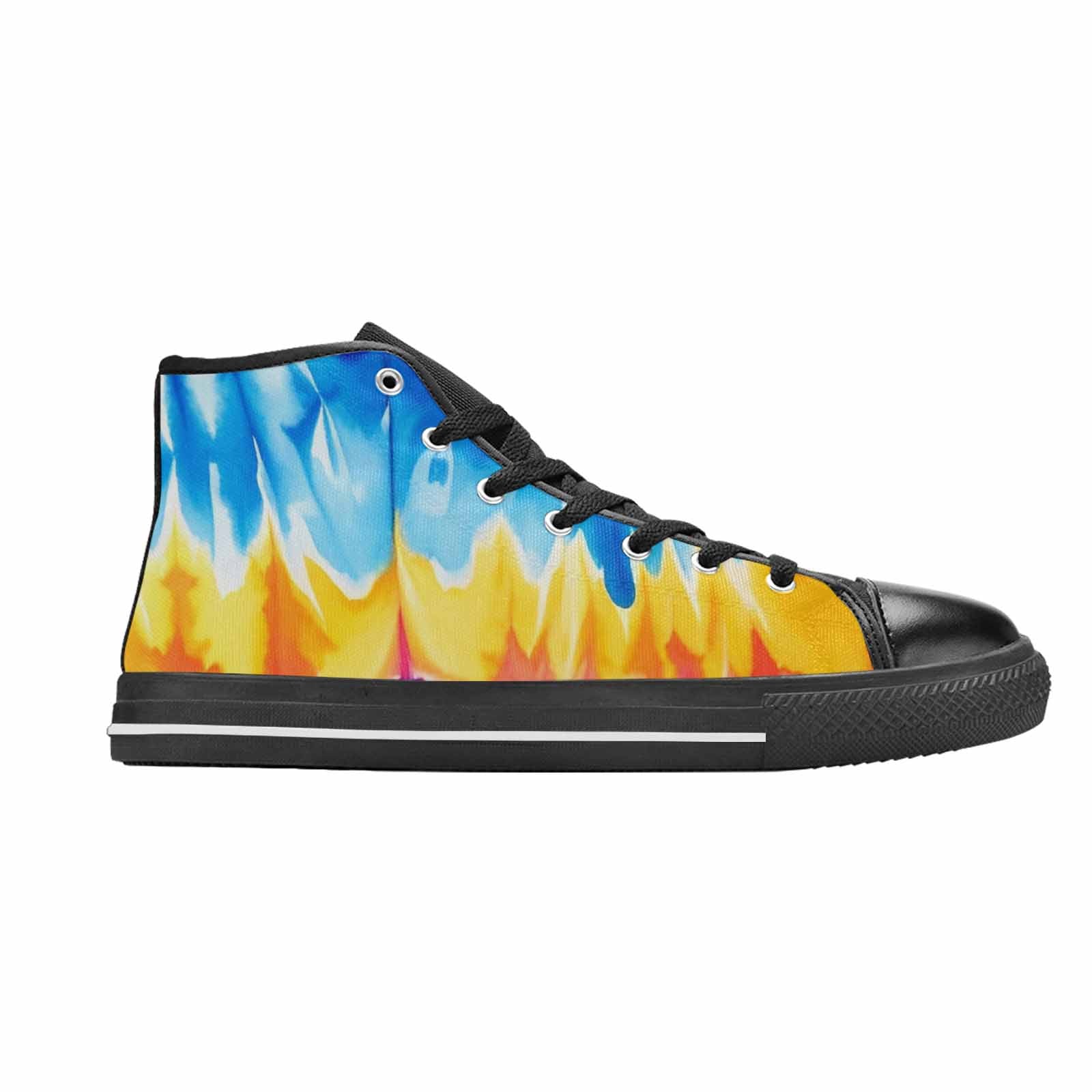 MEN'S Tie Dye Drip High Top Canvas Aesthetic Shoes
