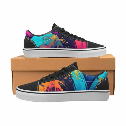 MEN'S Paint Splatter Canvas Lace-Up Aesthetic Shoes