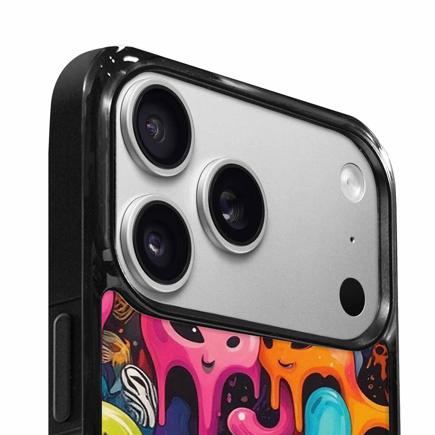 iPhone 17 Pro Case — Melting Aliens Pattern Hundreds Of Alien, Custom Made Phone Cover