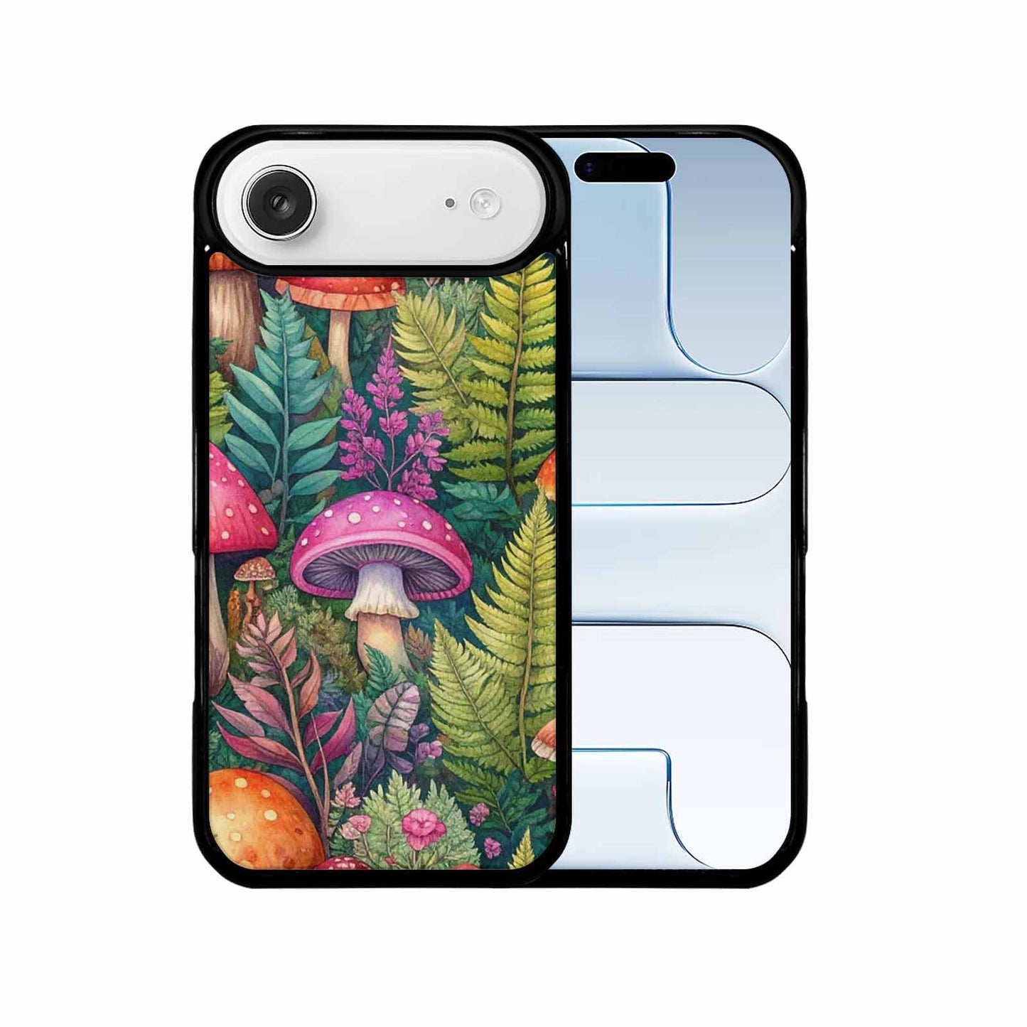 iPhone 17 Air Case — Mushrooms Botanicalmushrooms P Vyk Floral, Custom Designed Case Cover