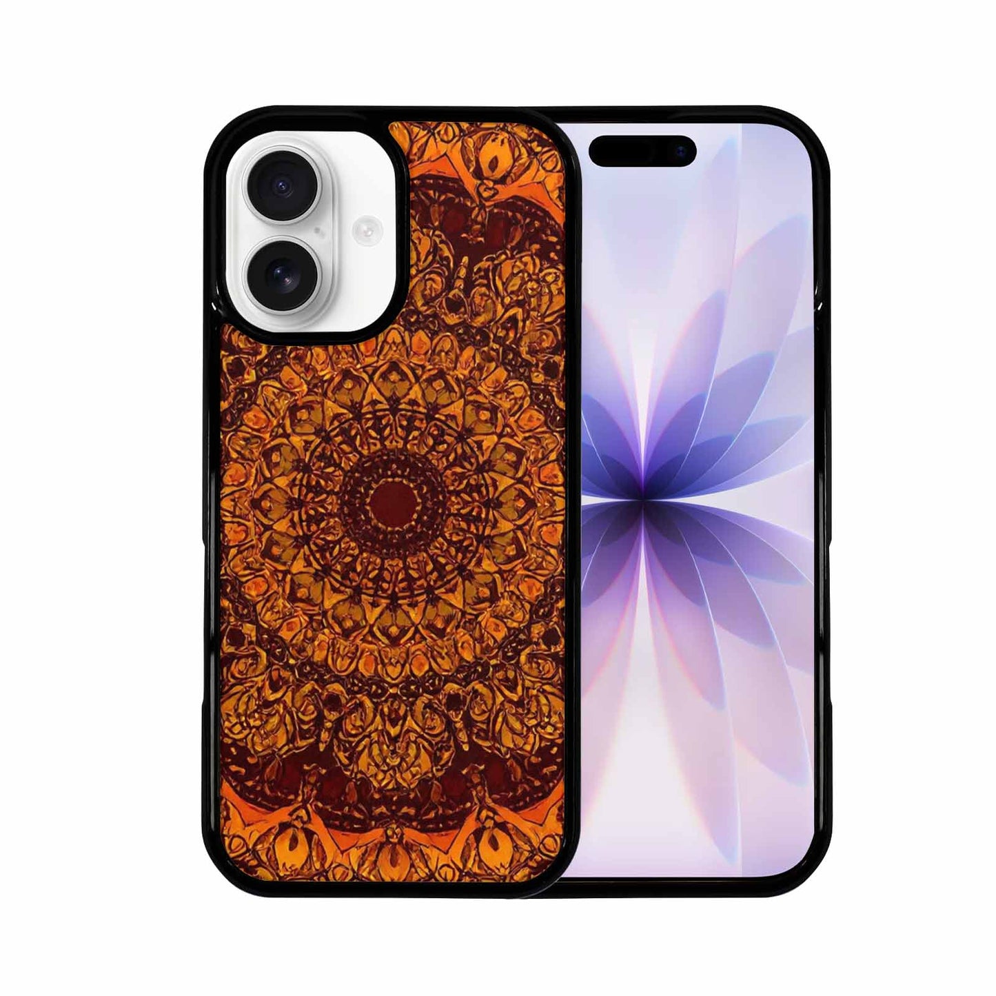 iPhone 17 Case — Mandala Lions Art Seamless Original Art, Personalized Phone Case