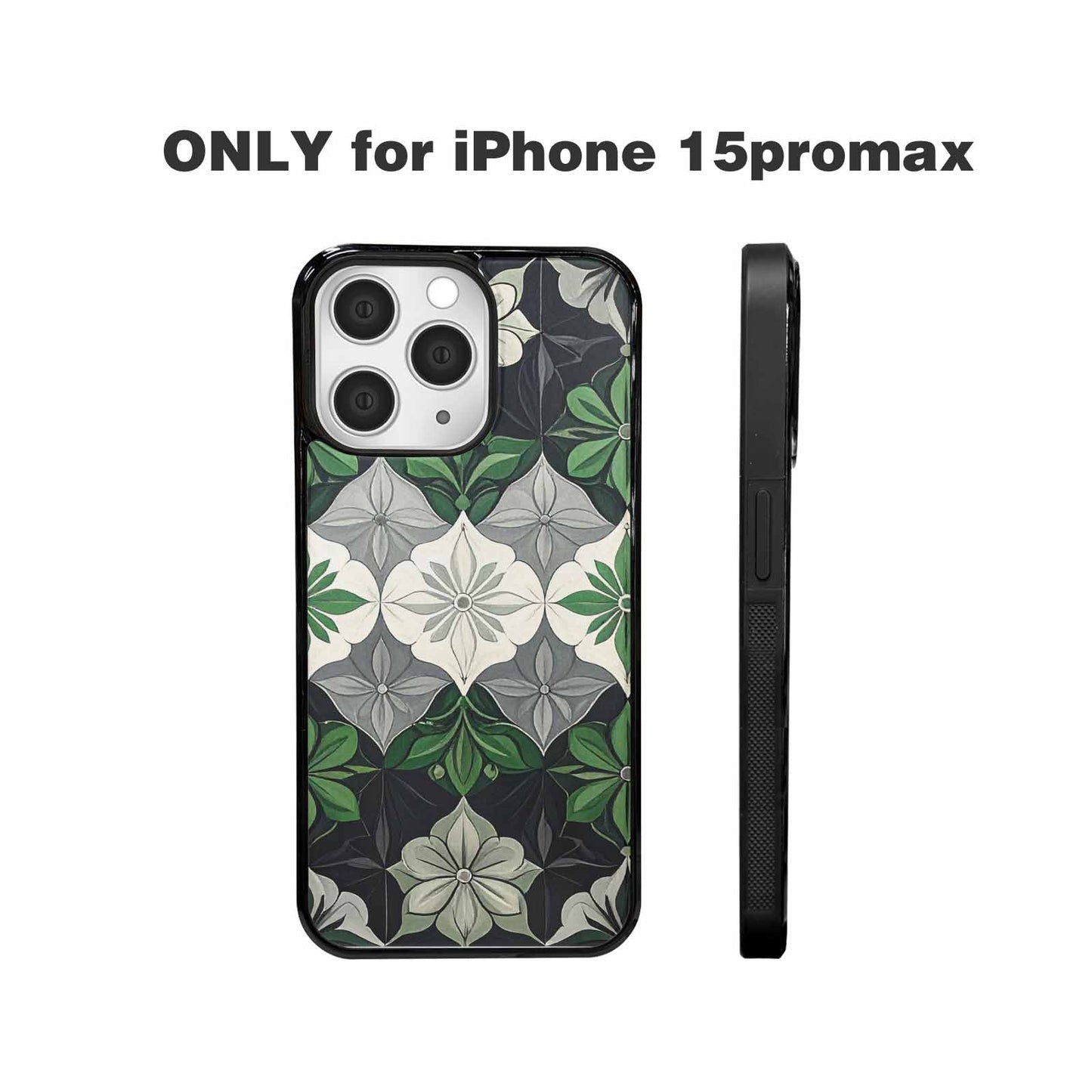 iPhone 15 Pro Max Case — Aromantic Flag Color Theme Small Rainbow, Custom Made Phone Cover