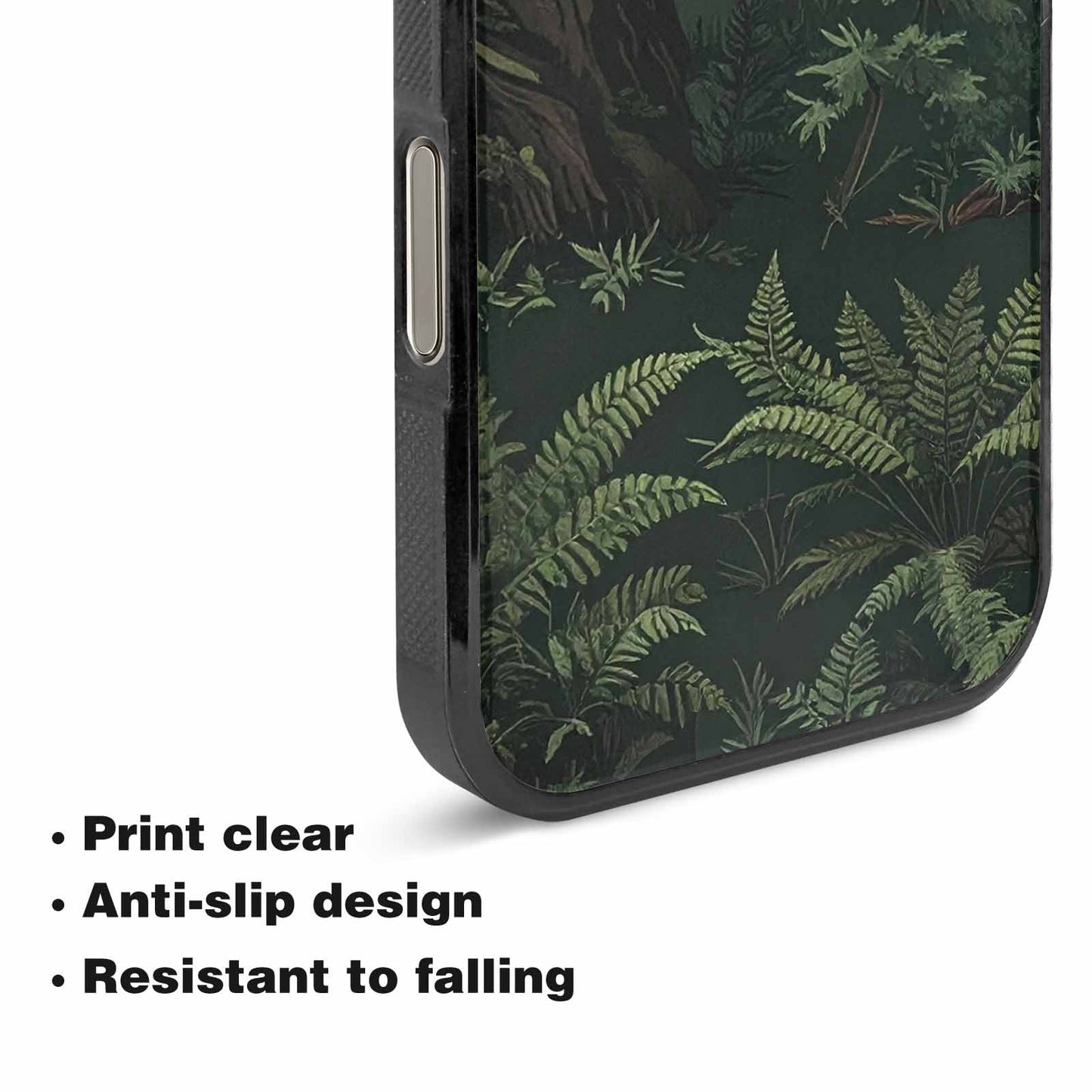 iPhone 16 Pro Case — Seamless Pattern Ancient Redwood Forest Giant, Original Design Phone Case
