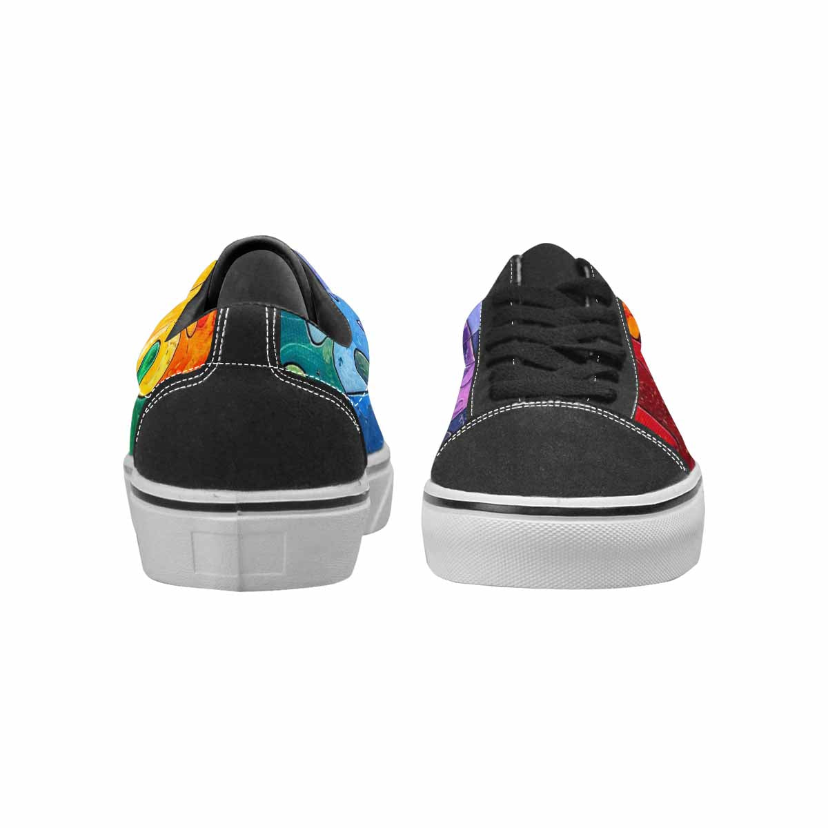 WOMEN'S Autism Puzzle Pieces Lace-Up Canvas Dreamcore Shoes