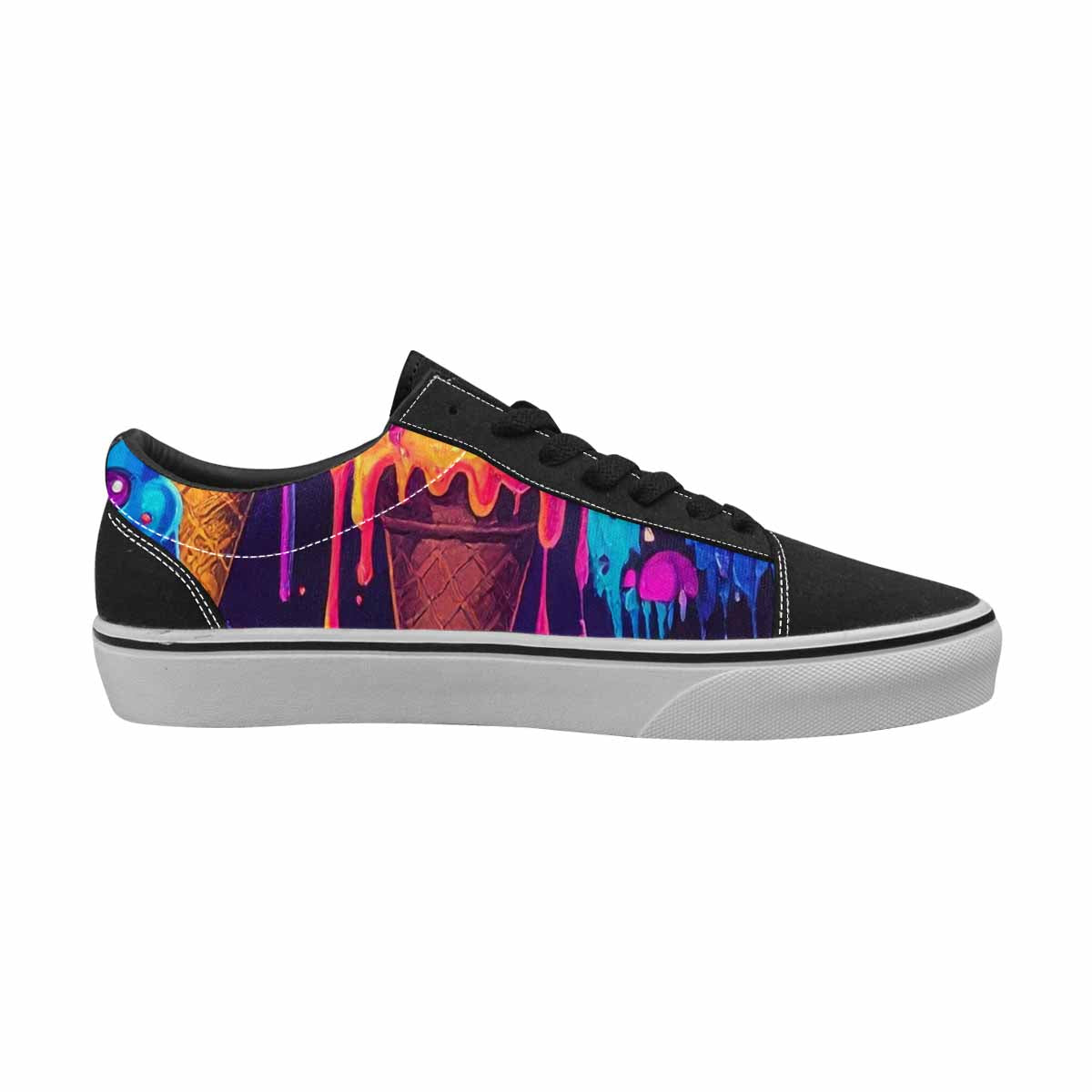 WOMEN'S Ice Cream Monsters  Lace-Up Canvas Y2K Shoes