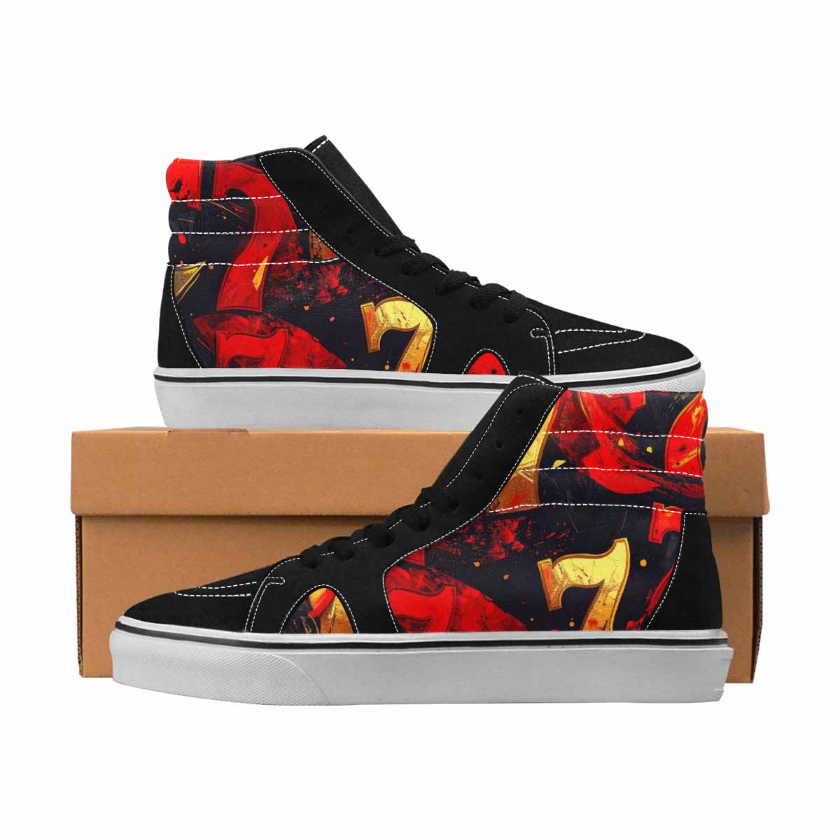 MEN'S Dark Black White Repeat 46 Ferion