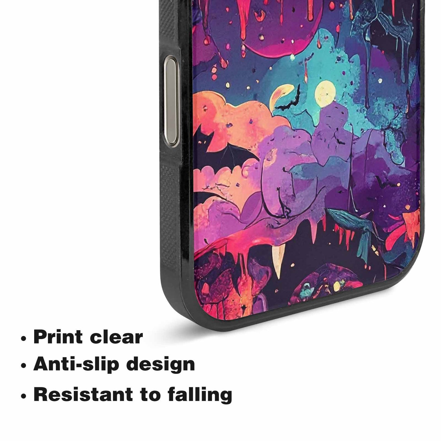 iPhone 16 Pro Max Case — Vampire Fangs Bats Vampire Fangs And, Custom Printed Phone Case