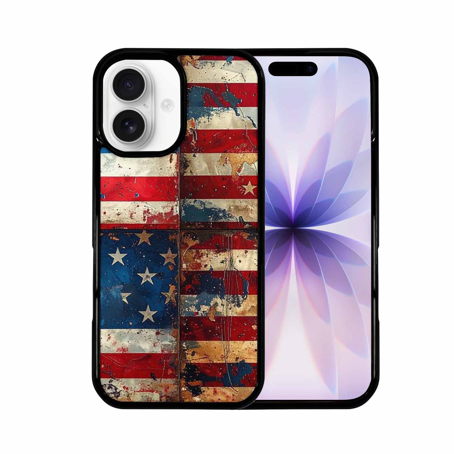 iPhone 17 Case — Small American Flag Stars Galaxy Space, Custom Made Phone Cover