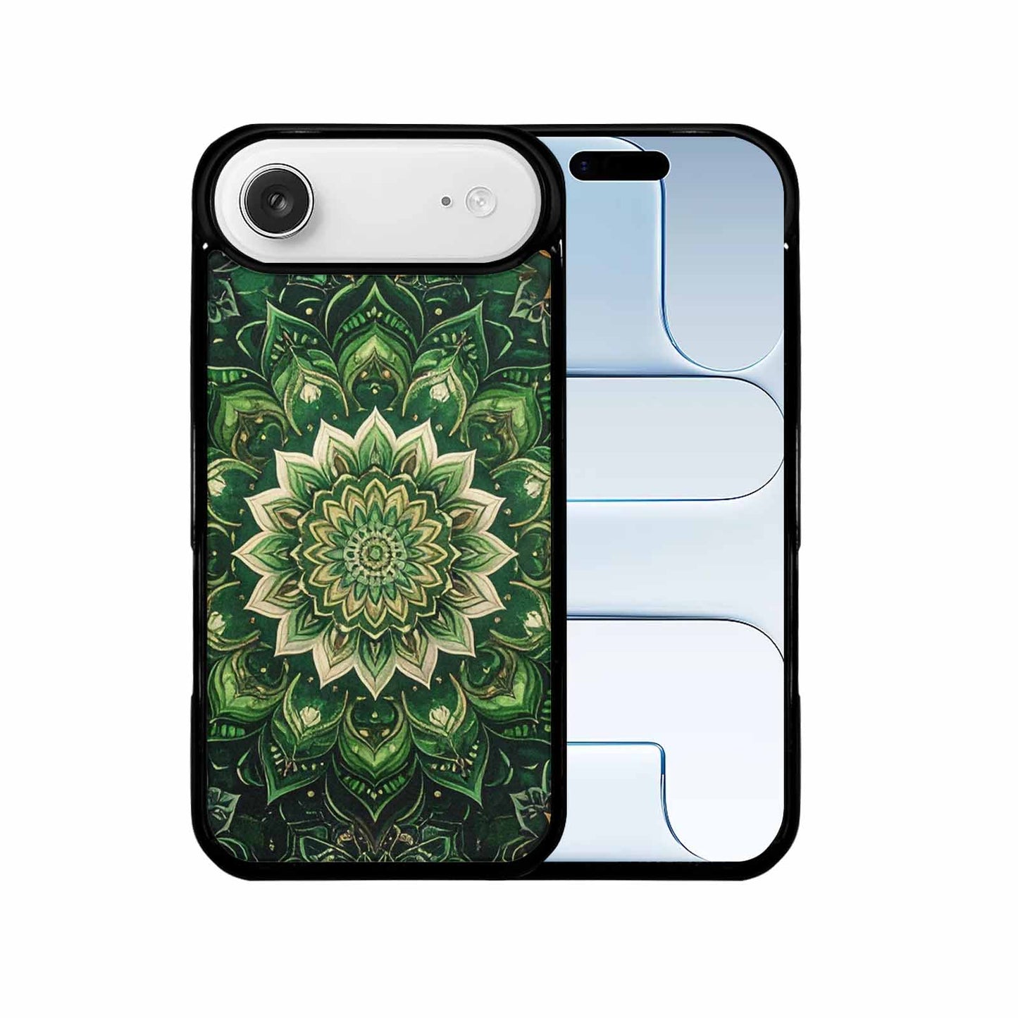 iPhone 17 Air Case — Small Mandala Pattern Randomly Varying Floral, Custom Printed Phone Case