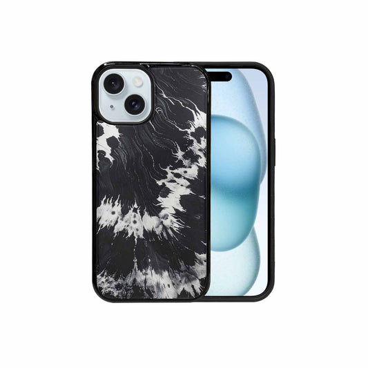 iPhone 15 Case — Black White Animal Print, Custom Print Case Cover