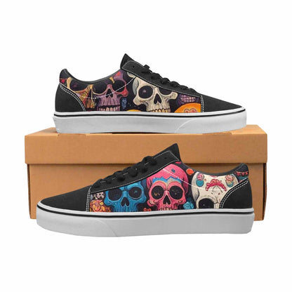 WOMEN'S Skulls (general) Skulls Lace-Up Canvas Dreamcore Shoes