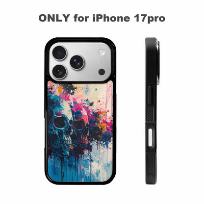 iPhone 17 Pro Case — Skull Dark Art Gothic Print Gothic, Original Design Phone Case