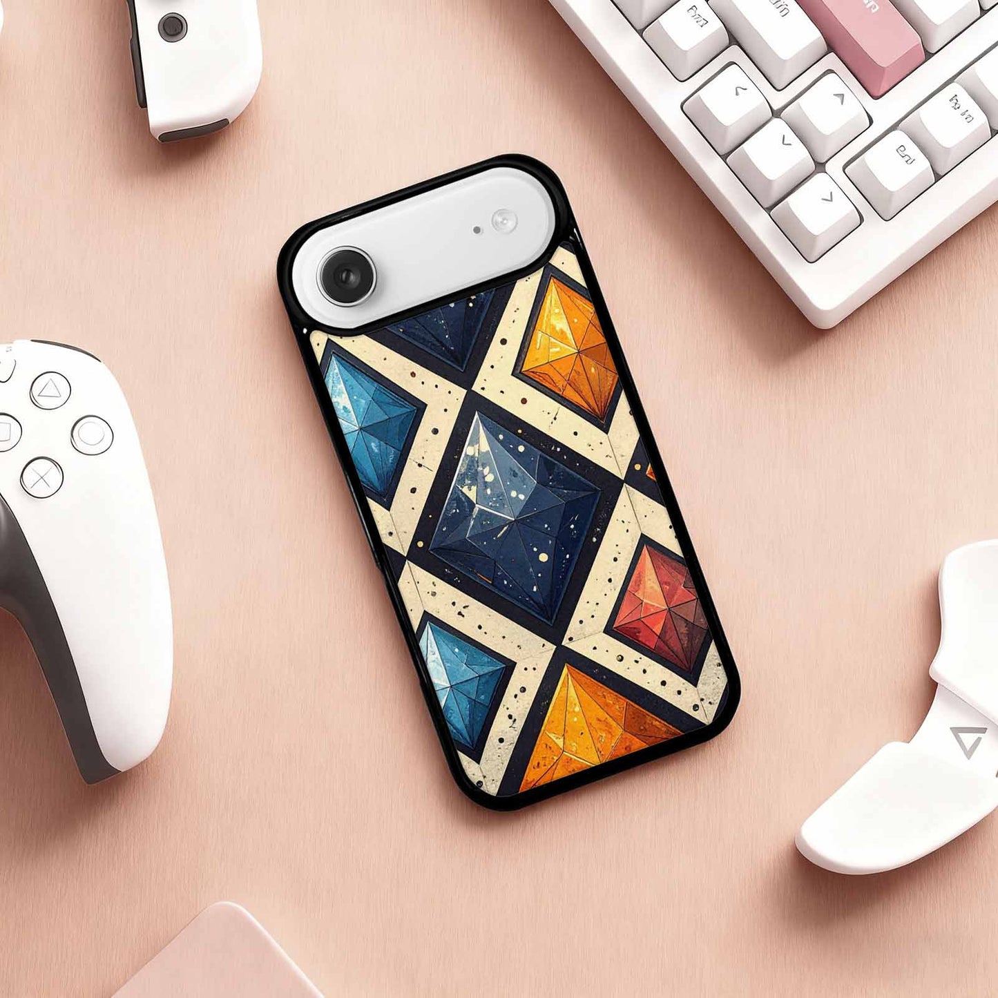 iPhone 17 Air Case — Vintage Summer Diamond Retro Vintage, Customized Protective Case