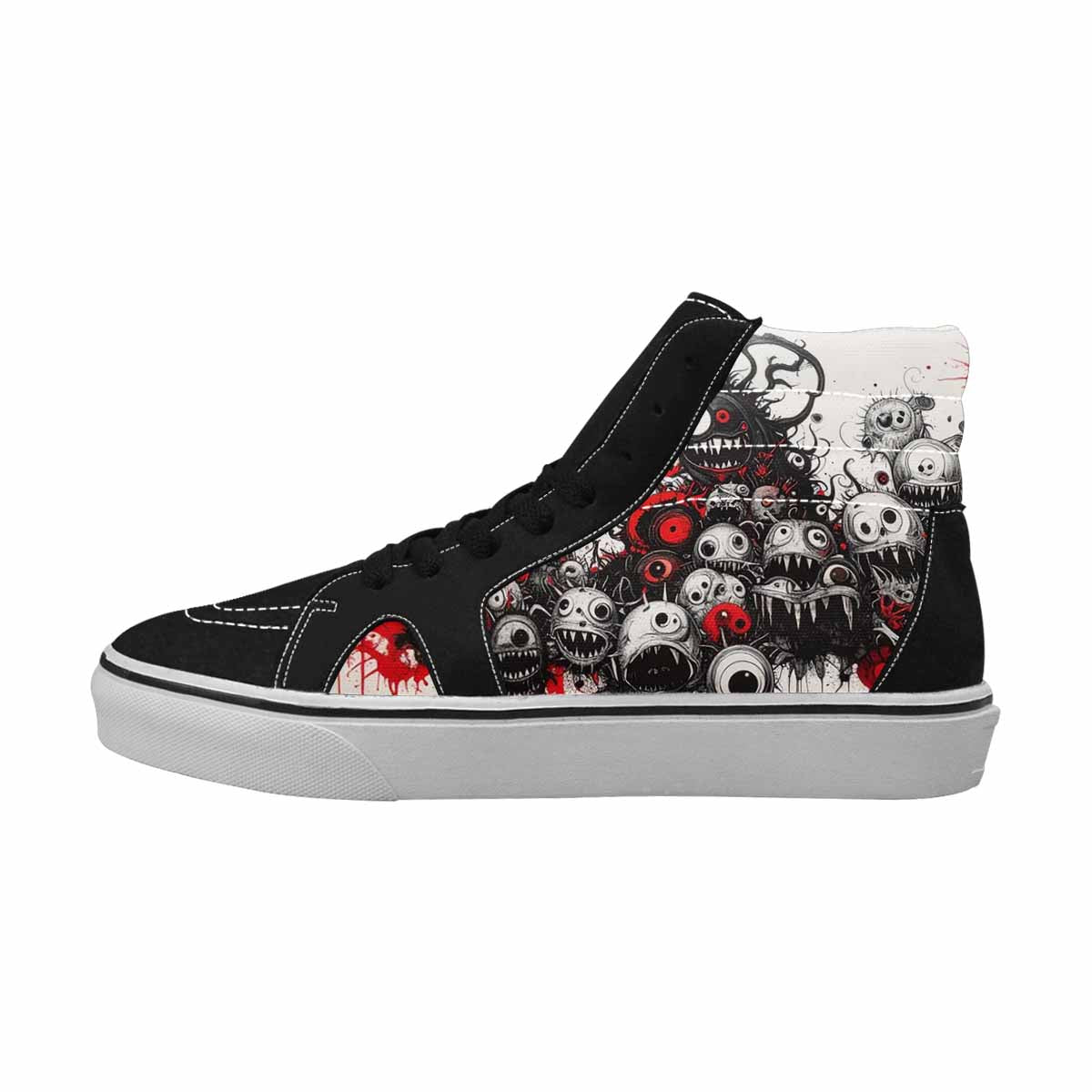 MEN'S Multi High Top Canvas Neon Fantasy Custom Shoes