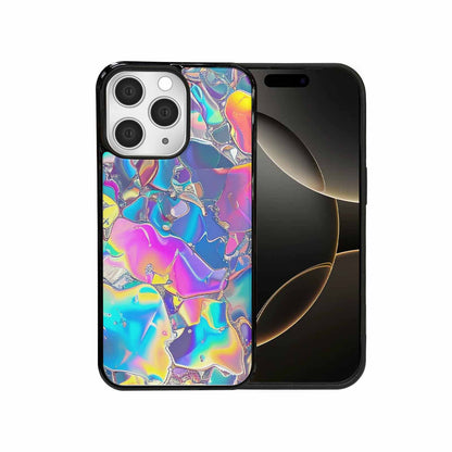 iPhone 15 Pro Max Case — Holographic Iridescent Shimmer Pattern Hundreds Of, Custom Phone Case