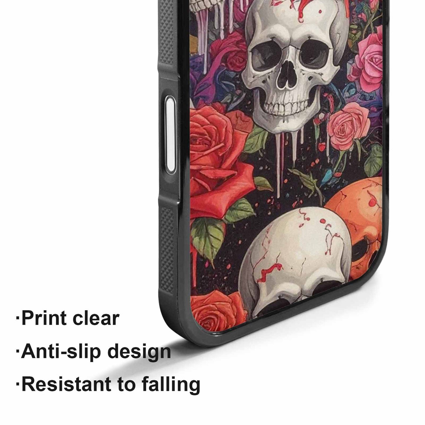 iPhone 17 Case — Skulls And Roses Skulls Gothic Skulls, Customized Protective Case