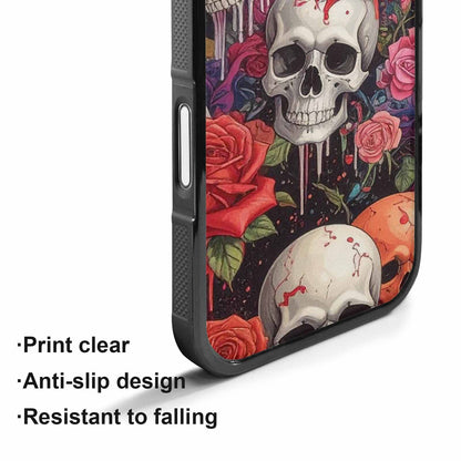 iPhone 17 Case — Skulls And Roses Skulls Gothic Skulls, Customized Protective Case