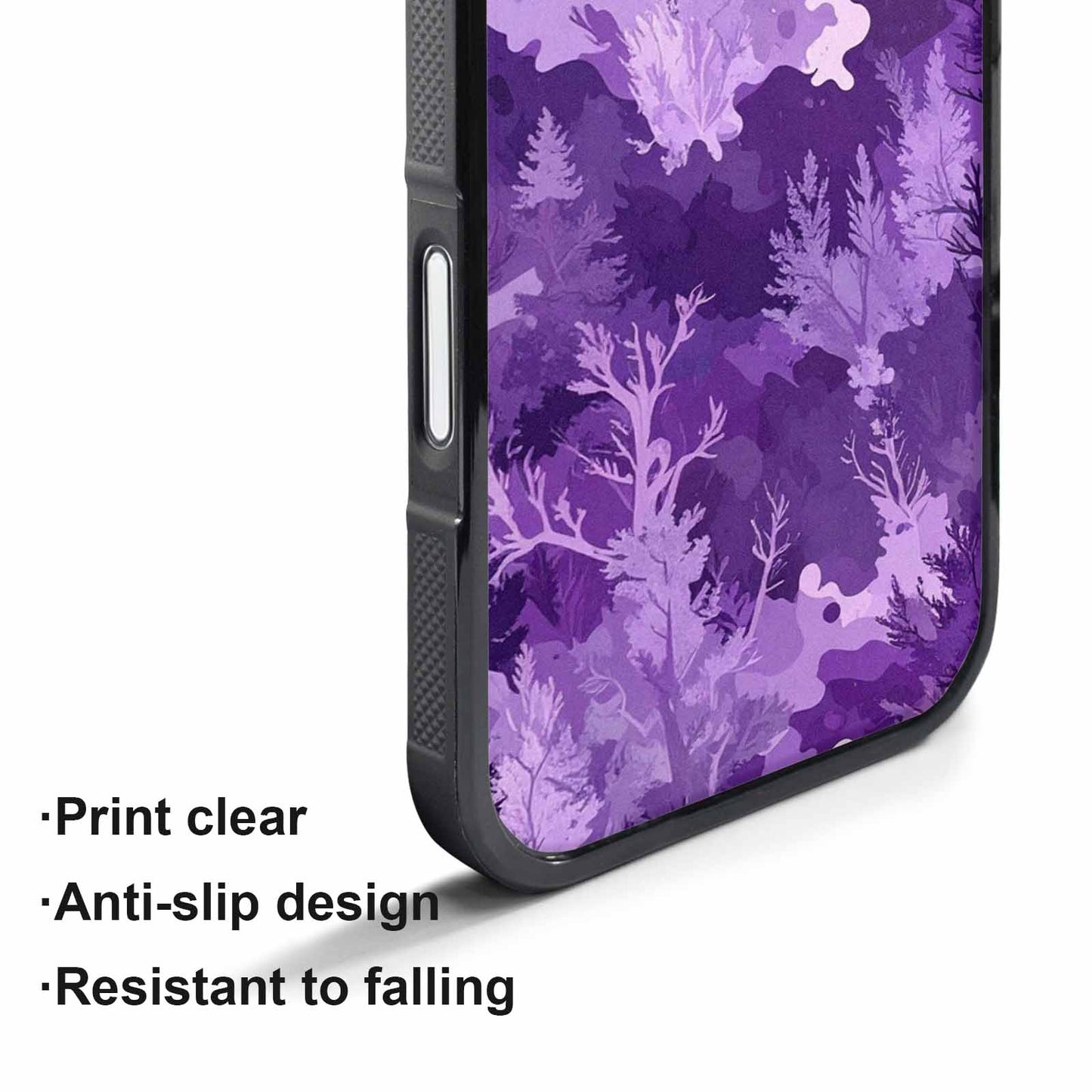 iPhone 17 Pro Max Case — Small Military Camouflage Blotch Camo, Custom Printed Phone Case