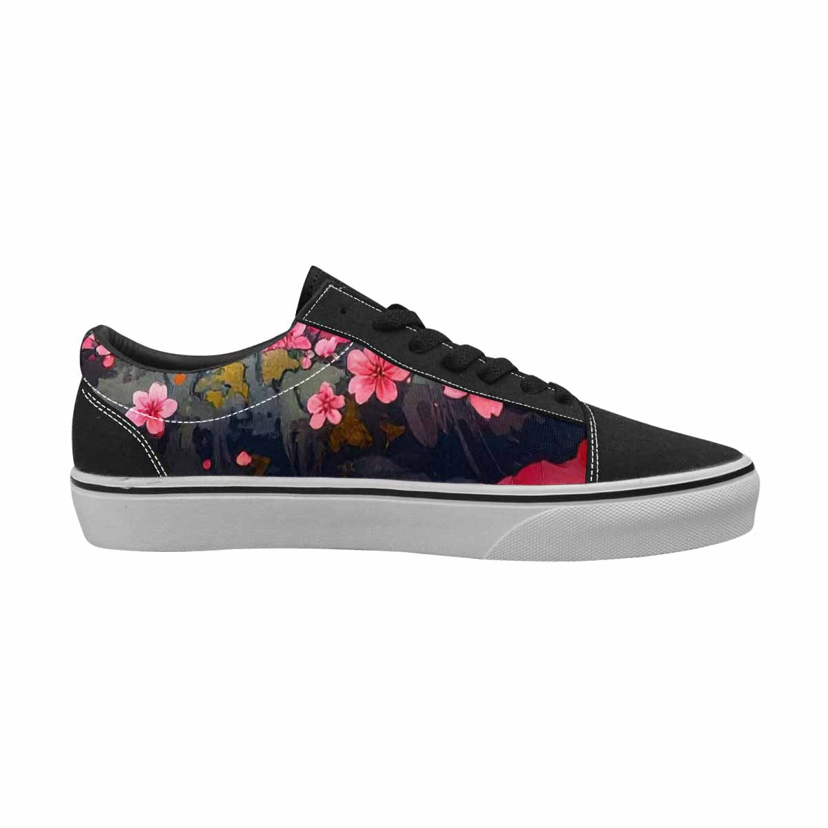 WOMEN'S Cherry Blossom Branch Lace-Up Canvas Y2K Shoes