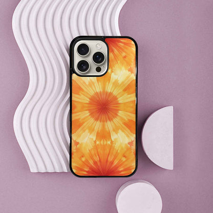 iPhone 16 Pro Max Case — Ombre Tie Dye Sunset Custom, Original Design Phone Case