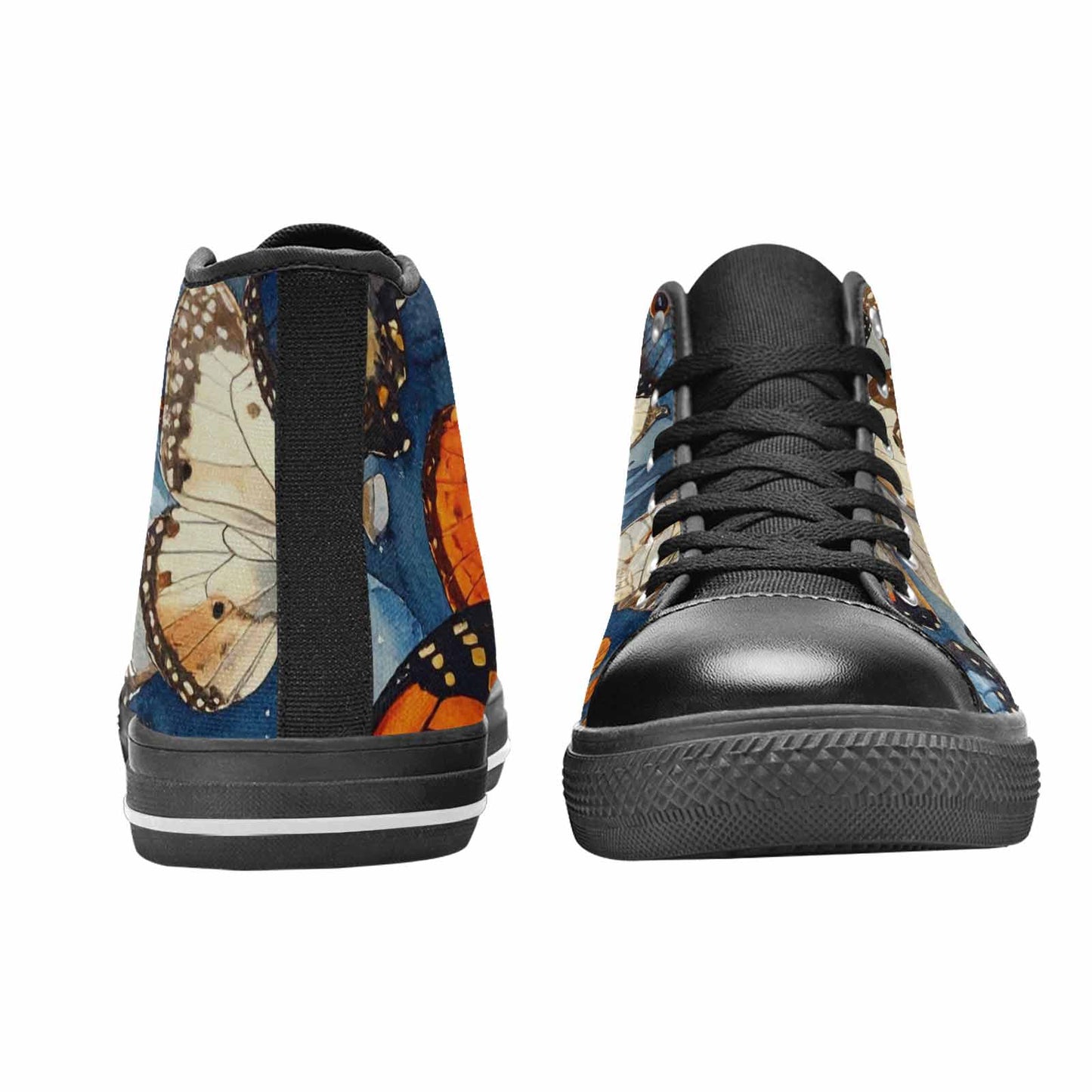 MEN'S Butterfly Wing High Top Canvas Vivid Sneakers