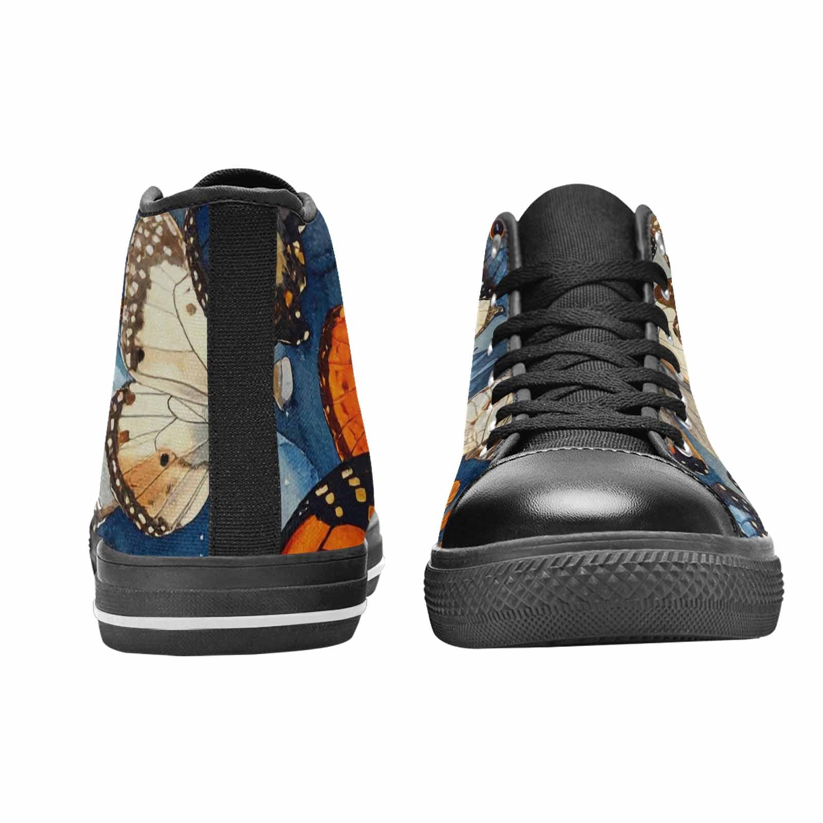MEN'S Butterfly Wing High Top Canvas Vivid Sneakers
