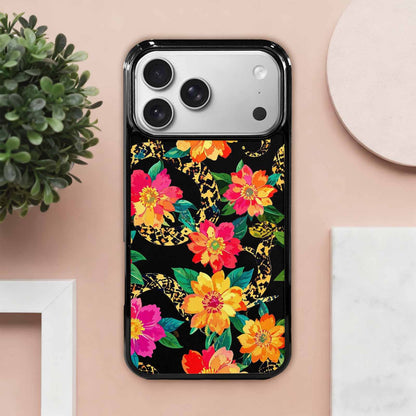 iPhone 17 Pro Max Case — Snakes Print Floral Seamless Floral, Customized Protective Case