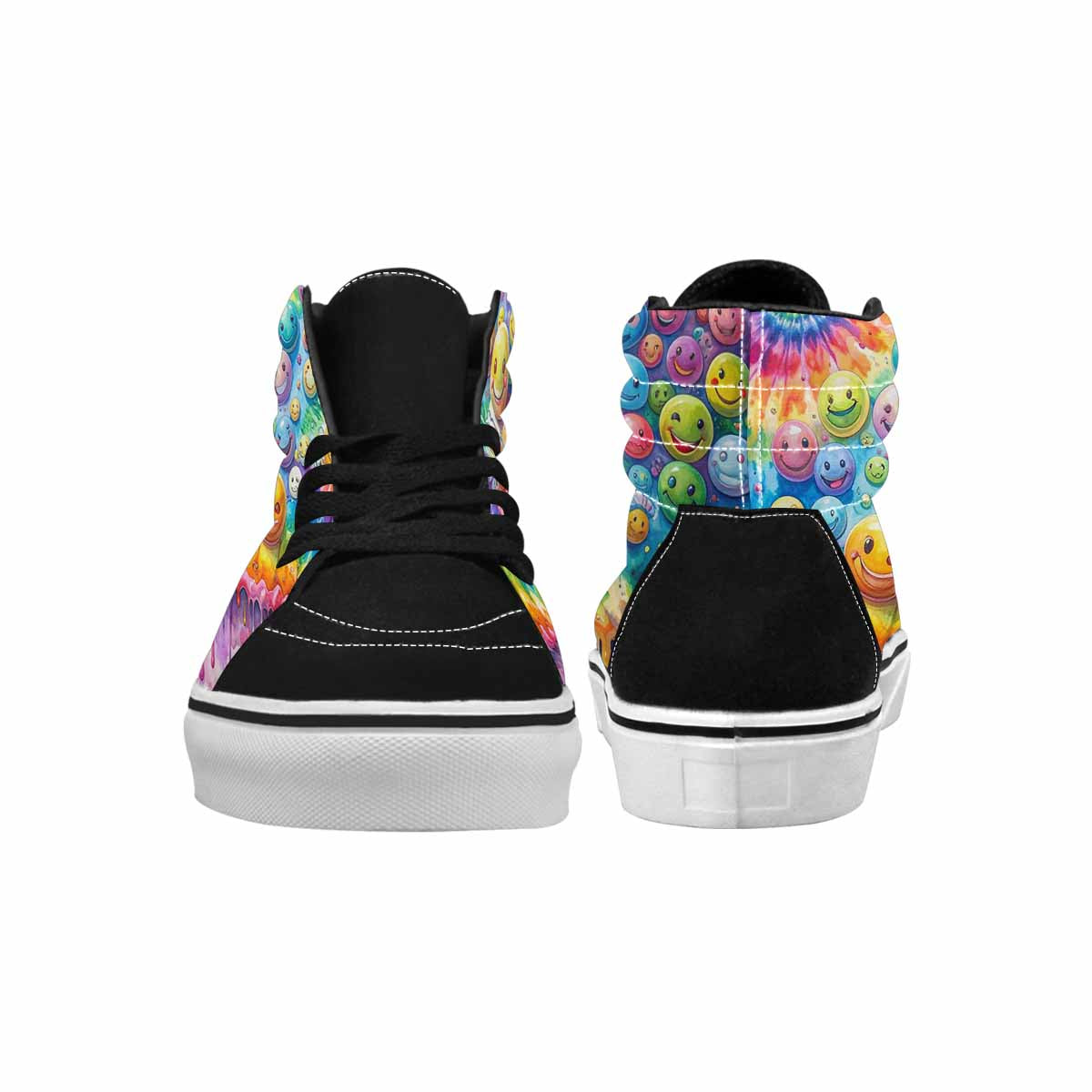 MEN'S Smiley Facessmiley Faces  High Top Canvas Y2K Shoes