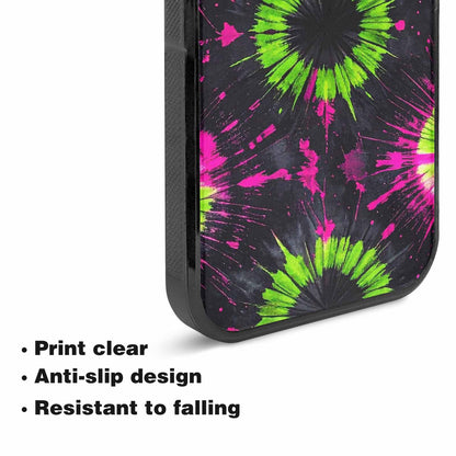 iPhone 15 Plus Case — Acid Wash Tie Dye Neon, Original Design Phone Case
