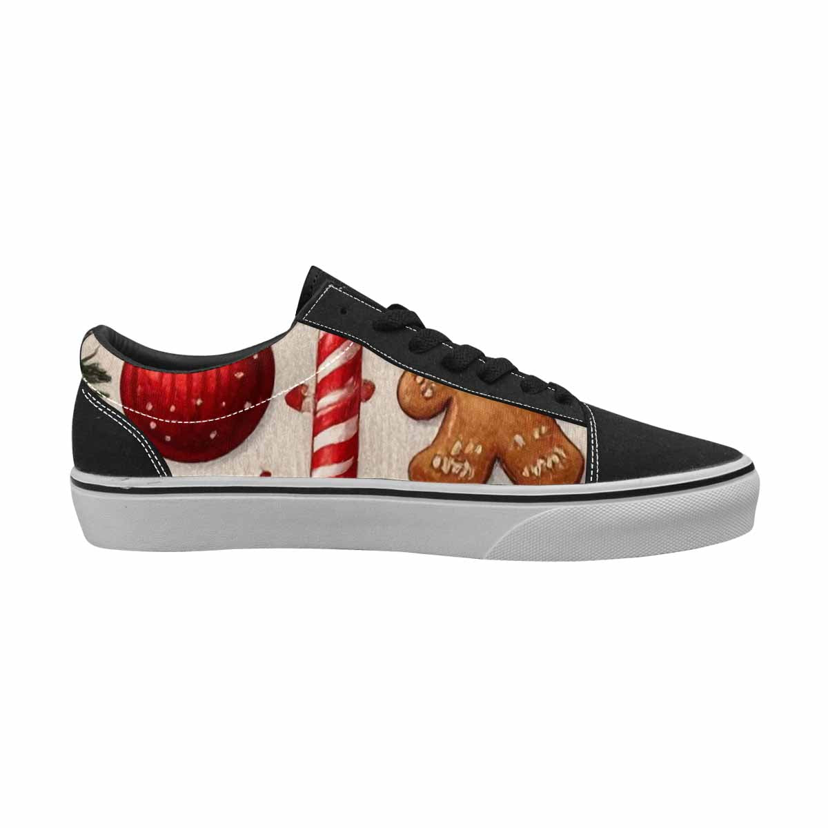 WOMEN'S Christmas Holly Snowflake Canvas Lace-Up Dreamcore Shoes