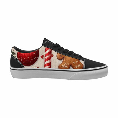 WOMEN'S Christmas Holly Snowflake Canvas Lace-Up Dreamcore Shoes