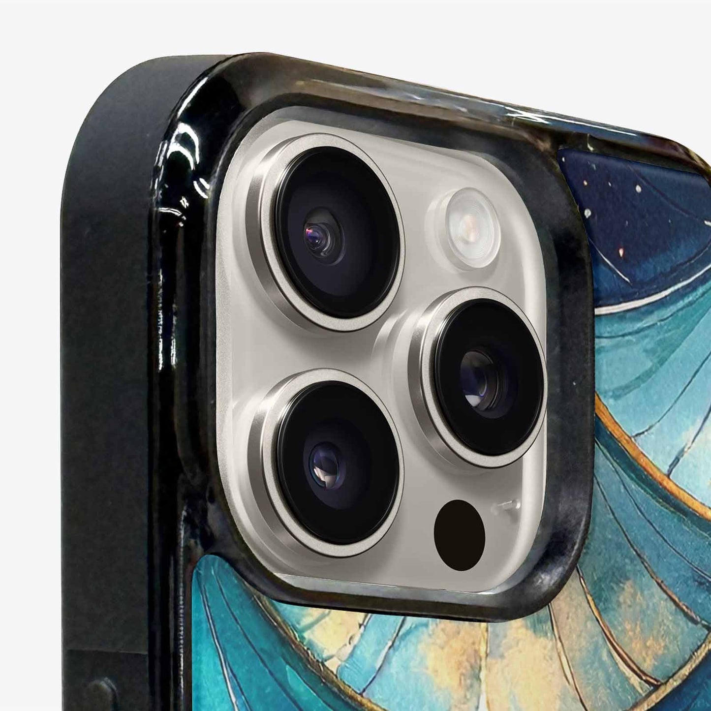 iPhone 16 Pro Case — Mermaid Scale Art Pattern, Unique Phone Case Design