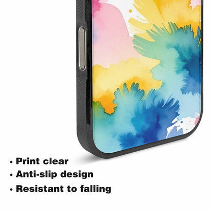 iPhone 16 Pro Case — Trans Strong Watercolor Seamless Pattern Vibrant, Customized Protective Case